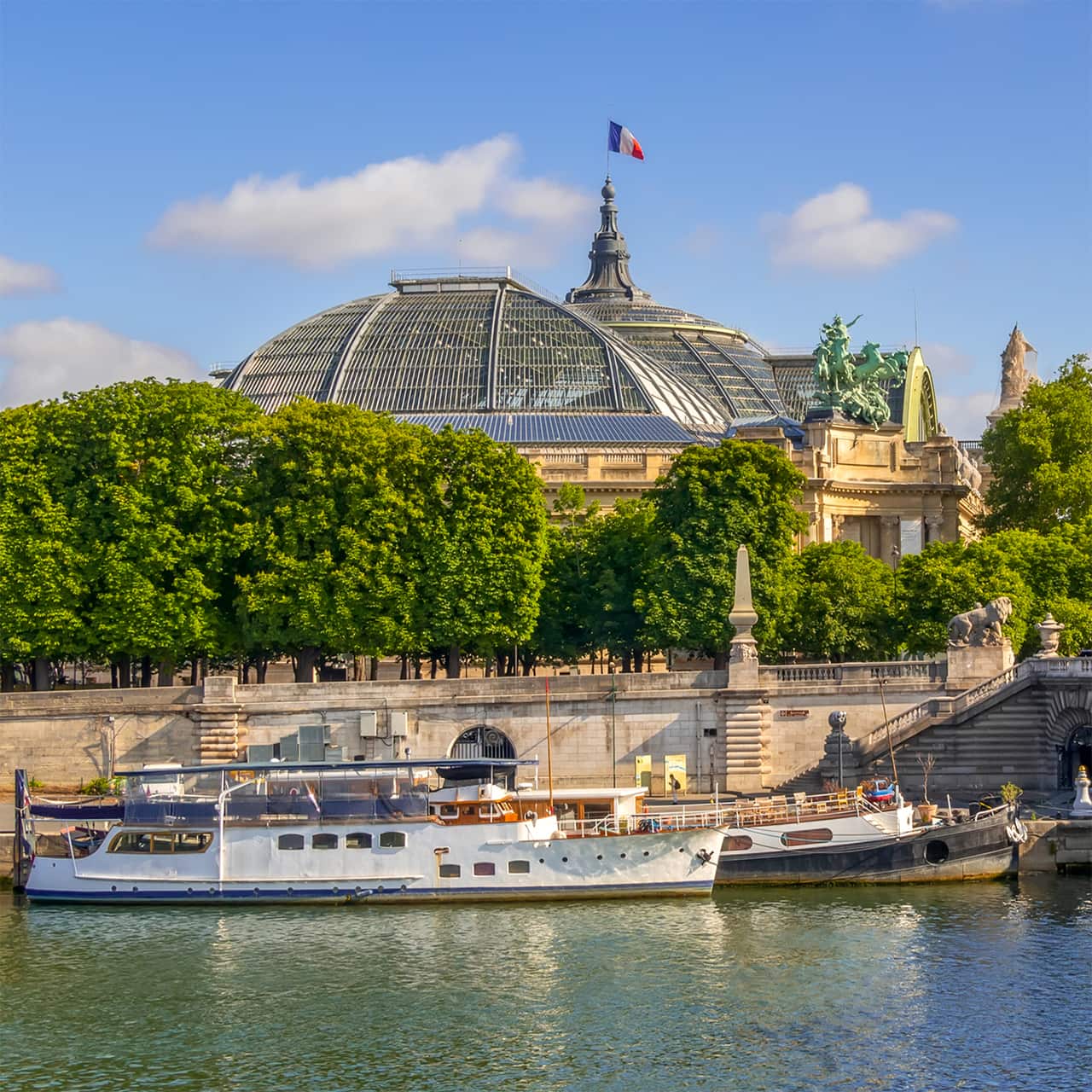 grand palais visto dalla senna crociere